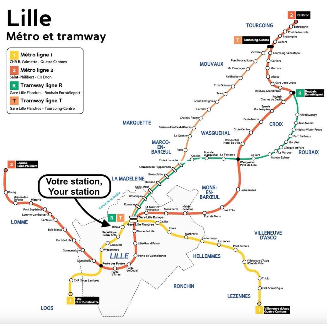 Lille Centre - 1Br In The Heart Of Lille! Apartment Ngoại thất bức ảnh